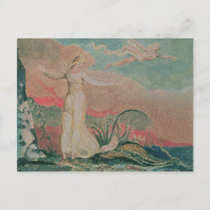 Carte Postale William Blake   Le Livre de Thel; Plaque 4 Thel in