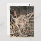Carte Postale William Blake : Le paradis perdu de Milton (Devant / Derrière)