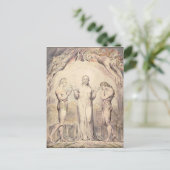 Carte Postale William Blake : Le paradis perdu de Milton (Debout devant)