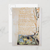 Carte Postale William Blake | Le Tyger, de Chansons d'Innocence (Devant / Derrière)