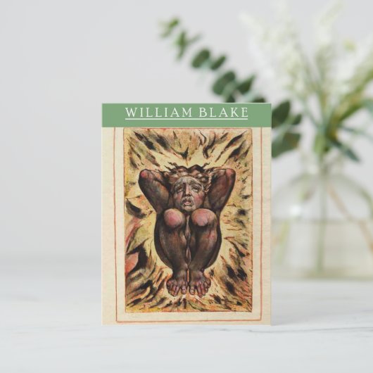 Carte postale William Blake Urizen (Debout devant)