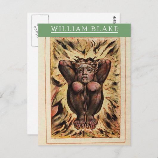 Carte postale William Blake Urizen (Devant / Derrière)