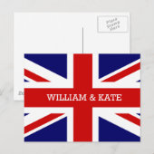 Carte Postale William & Catherine | Le Mariage royal (Devant / Derrière)