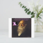 Carte Postale William Cullen Bryant Poème Flower (Debout devant)