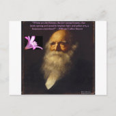Carte Postale William Cullen Bryant Poème Flower (Devant)