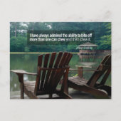 Carte Postale William DeMille Citation Inspirationnelle "Bite of (Devant)