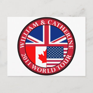 Carte Postale William et Catherine
