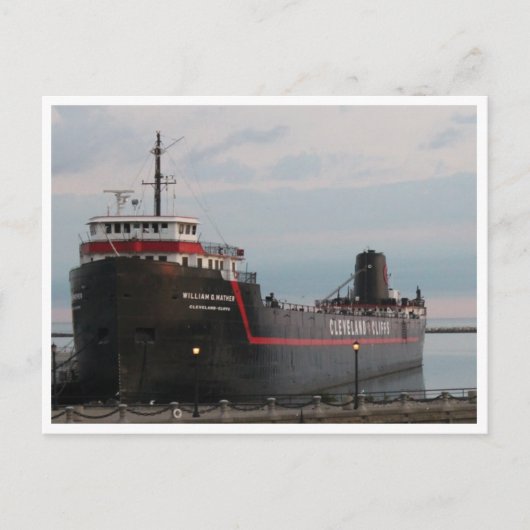 Carte postale William G Mather (Devant)