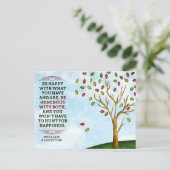 Carte Postale William Gladstone Citation Inspirationnelle "Bonhe (Debout devant)