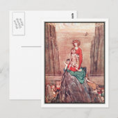 Carte Postale William Heath Robinson - The Water Baby (Devant / Derrière)