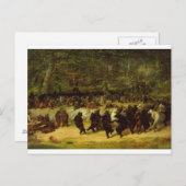 Carte Postale William Holbrook Beard - La Danse Ours (Devant / Derrière)