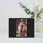 Carte Postale William Holman Hunt Isabella et le Pot de Basil (Debout devant)