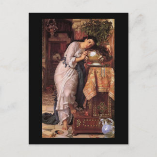 Carte Postale William Holman Hunt Isabella et le Pot de Basil