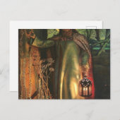 Carte Postale William Holman Hunt La Lumière Du Monde (Devant / Derrière)