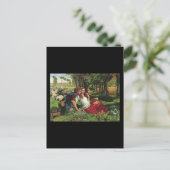 Carte Postale William Holman Hunt Le Berger De Hireling (Debout devant)