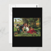 Carte Postale William Holman Hunt Le Berger De Hireling (Devant / Derrière)