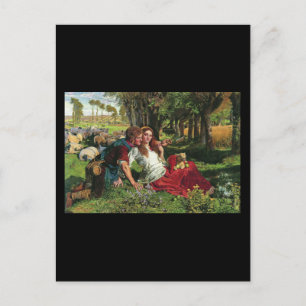 Carte Postale William Holman Hunt Le Berger De Hireling