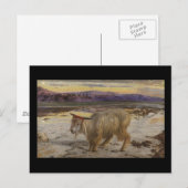 Carte Postale William Holman Hunt Le bouc émissaire (Devant / Derrière)