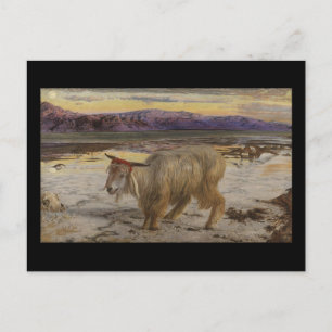 Carte Postale William Holman Hunt Le bouc émissaire