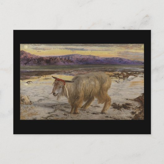 Carte Postale William Holman Hunt Le bouc émissaire (Devant)