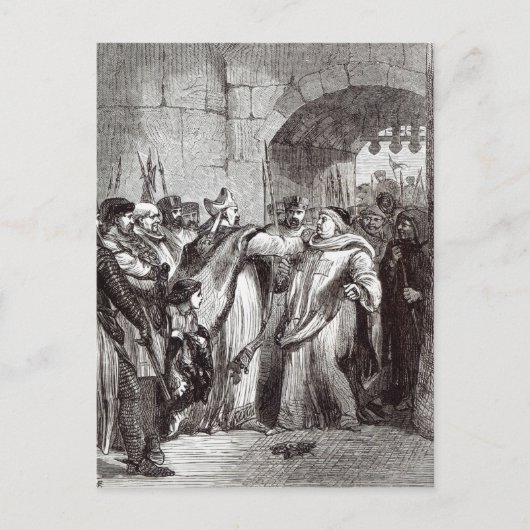 Carte Postale William Longchamp et Hugh de Pudsey (Devant)