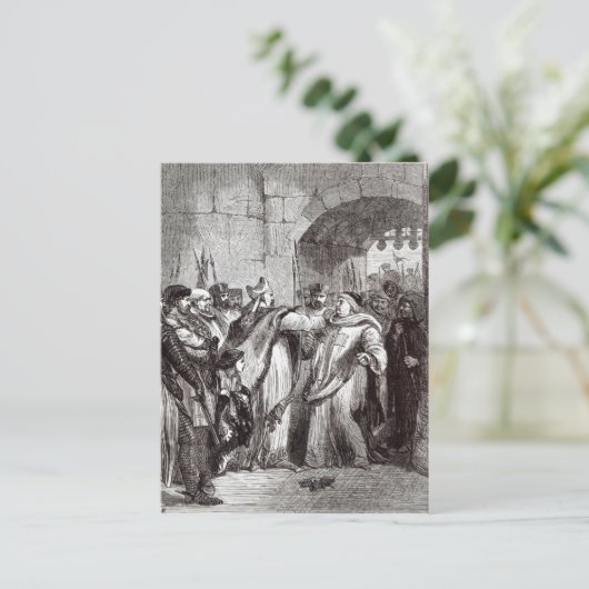 Carte Postale William Longchamp et Hugh de Pudsey (Debout devant)