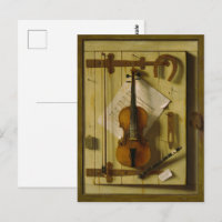 William Michael Harnett Vieille Musique de Violon