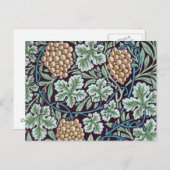 Carte Postale William Morris (Devant / Derrière)