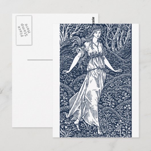 Carte Postale William Morris (Devant / Derrière)