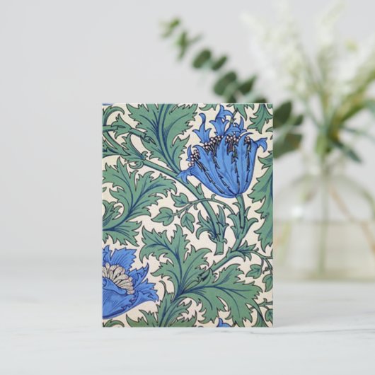 Carte Postale William Morris "Anemone" (Debout devant)