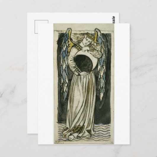 Carte Postale William Morris Angel (Devant / Derrière)
