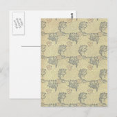 Carte Postale William Morris Apple Design (Devant / Derrière)