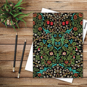 Carte postale William Morris Blackthorn Floral