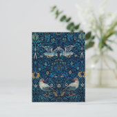 Carte Postale William Morris Blue Birds Tapestry Classic (Debout devant)
