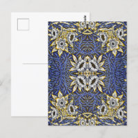 William Morris Blue et Gold Tulip Willow Design