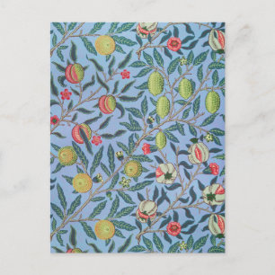 CARTE POSTALE : WILLIAM MORRIS "BLUE POMEGRANATES"