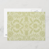 Carte Postale William Morris Borge Mariage Soft Green (Devant / Derrière)