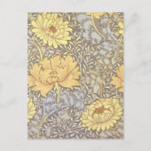 Carte Postale William Morris Chrysanthemum Fleurs maman (Devant)