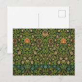 Carte Postale William Morris - Columbine, vert foncé, Case-Mate (Devant / Derrière)