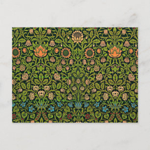 Carte Postale William Morris - Columbine, vert foncé, Case-Mate