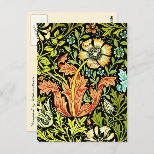 Carte Postale William Morris « Compton » (Devant / Derrière)