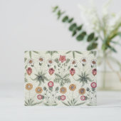 Carte Postale William Morris Daisy Floral Fond d'écran Motif (Debout devant)