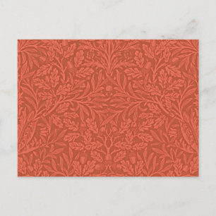 Carte Postale William Morris design, Acorns et Feuilles de chêne