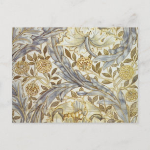 Carte Postale William Morris design, African Marigold