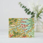 Carte Postale William Morris design, Artichoke (Debout devant)