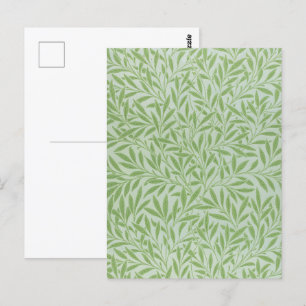 Carte Postale William Morris Fleur Willow Classic Green