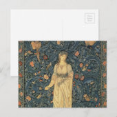 Carte Postale William Morris Flora (Devant / Derrière)