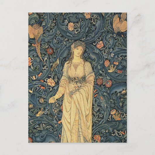 Carte Postale William Morris Flora (Devant)