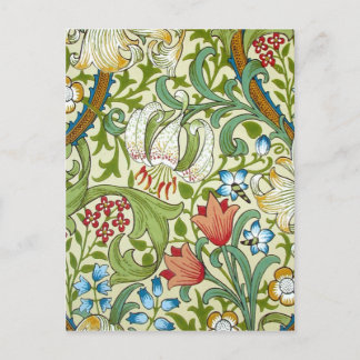 Carte Postale William Morris Garden Lily Art