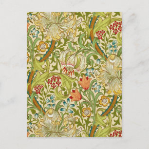 Carte Postale William Morris Golden Lily Vintage Pré-Raphaélite